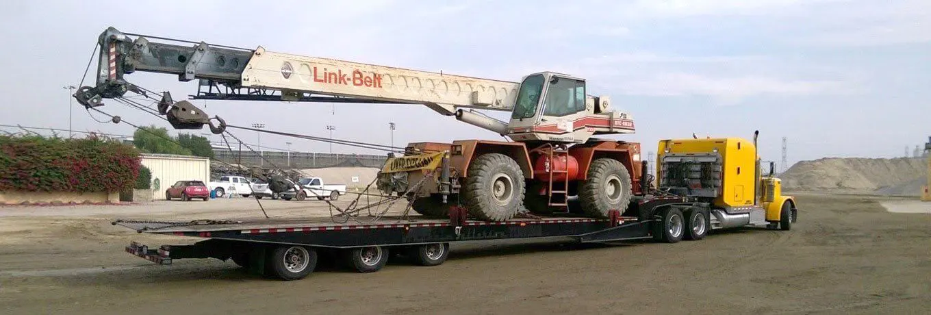 Machinery, Caterpillar, Earthmover Towing LA, Orange County Landoll Services